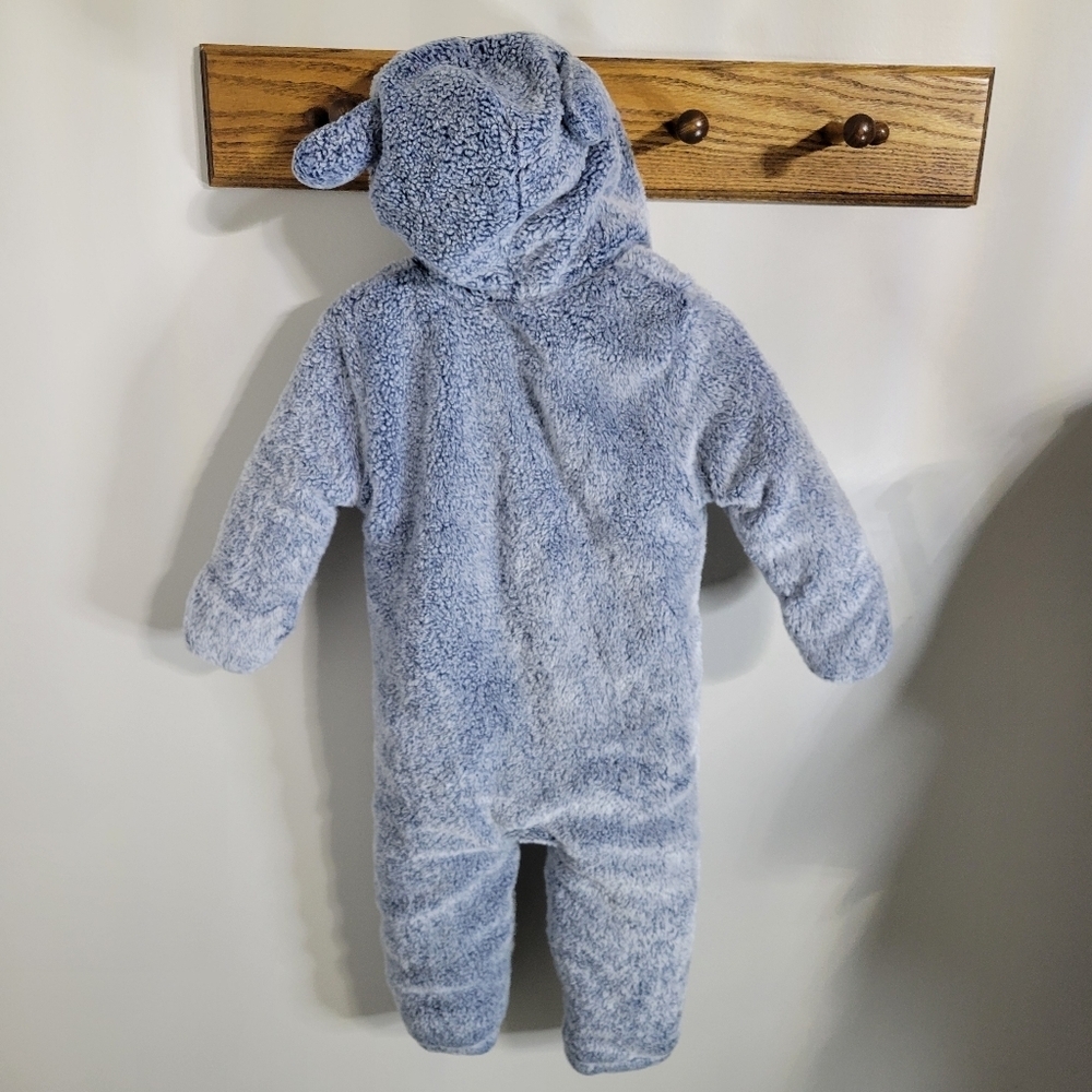 Koala Baby Infant 1-piece Fleece Jumper, Blue - Picture 4 of 7